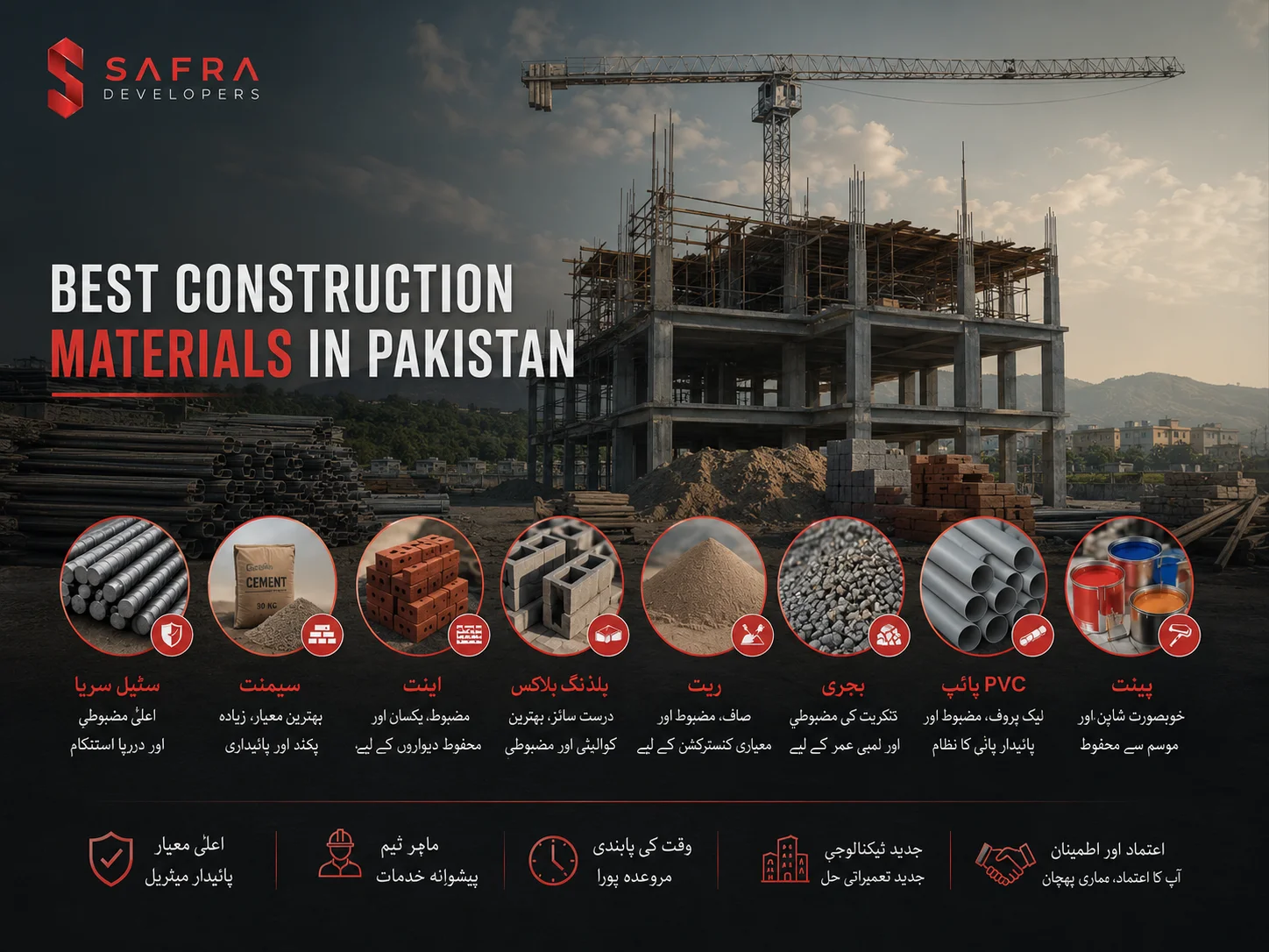 Best construction materials