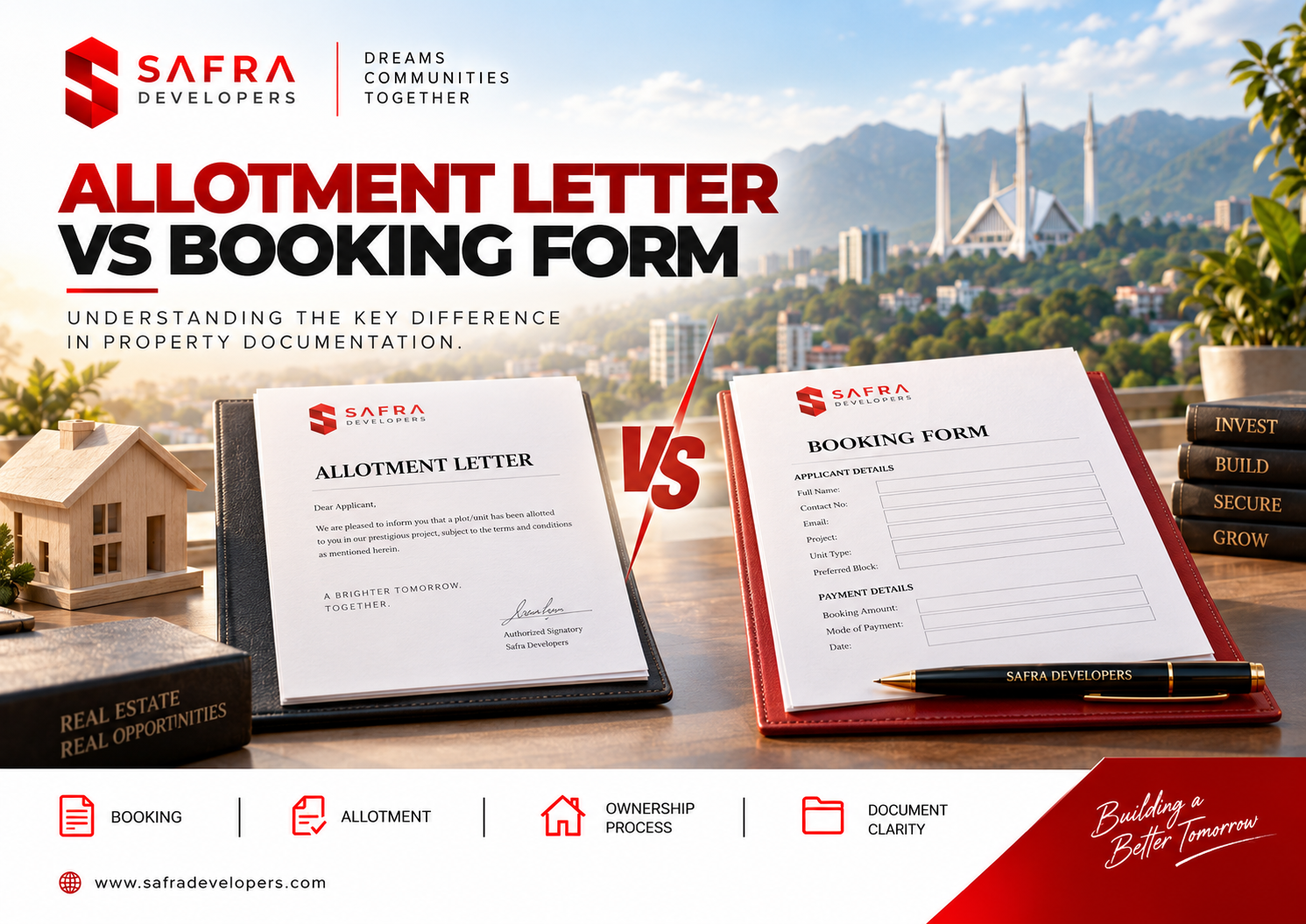 Allotment Letter vs Booking Form